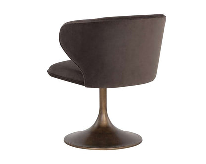 Sunpan - Ikon Simone Swivel Dining Chair - Meg Ash - 108762 veiw 4