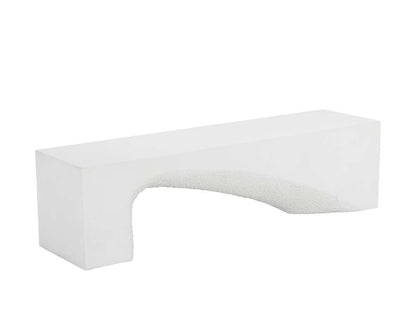 Sunpan - Soma Bench - White - 110445 veiw 1