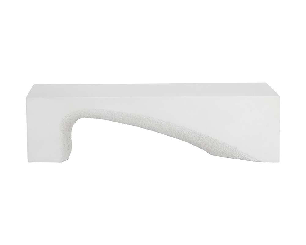 Sunpan - Soma Bench - White - 110445 veiw 2