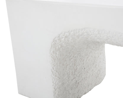 Sunpan - Soma Bench - White - 110445 view 4