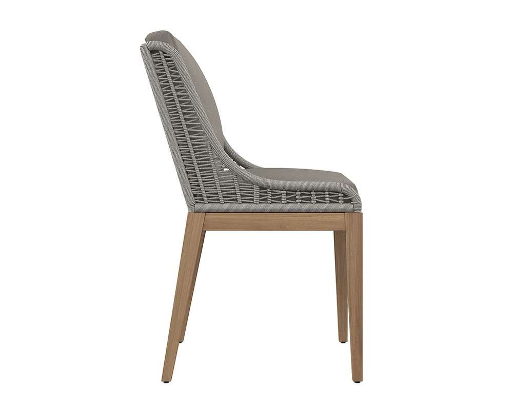 Sunpan - Sorrento Dining Chair - Natural - Palazzo Taupe - 109517 veiw 3