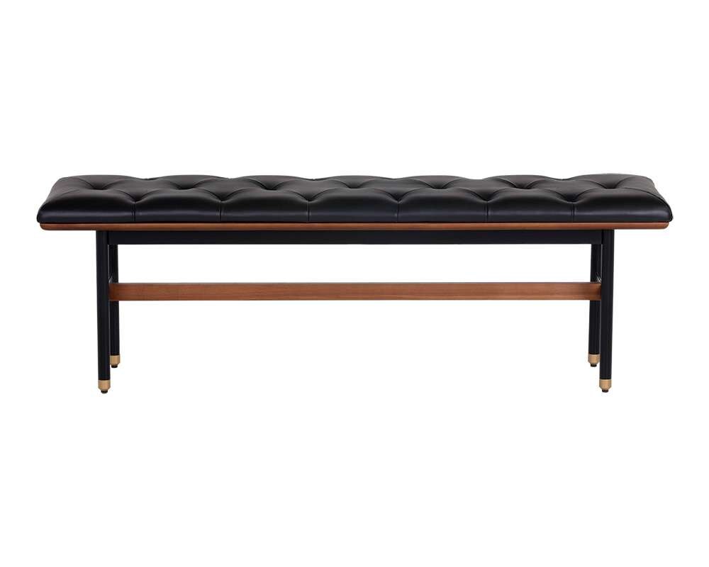 Sunpan - Staten Bench - Black - 107612 veiw 2