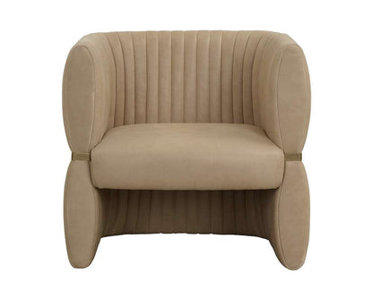 Sunpan - Tryor Lounge Chair - Sahara Sand Leather - 111009 veiw 2