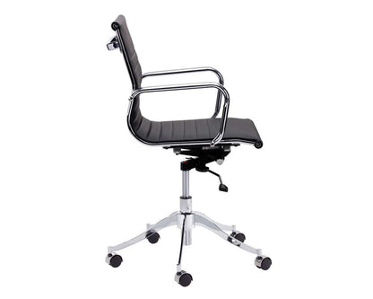 Sunpan - Urban Unity Tyler Office Chair - Onyx - 102684 veiw 3