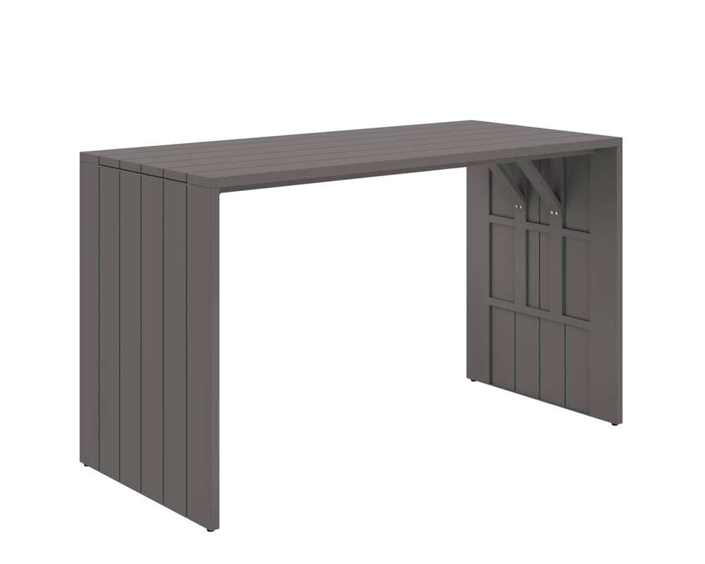 Sunpan - Verin Bar Table - Warm Grey - 110975_CLOSEOUT veiw 1