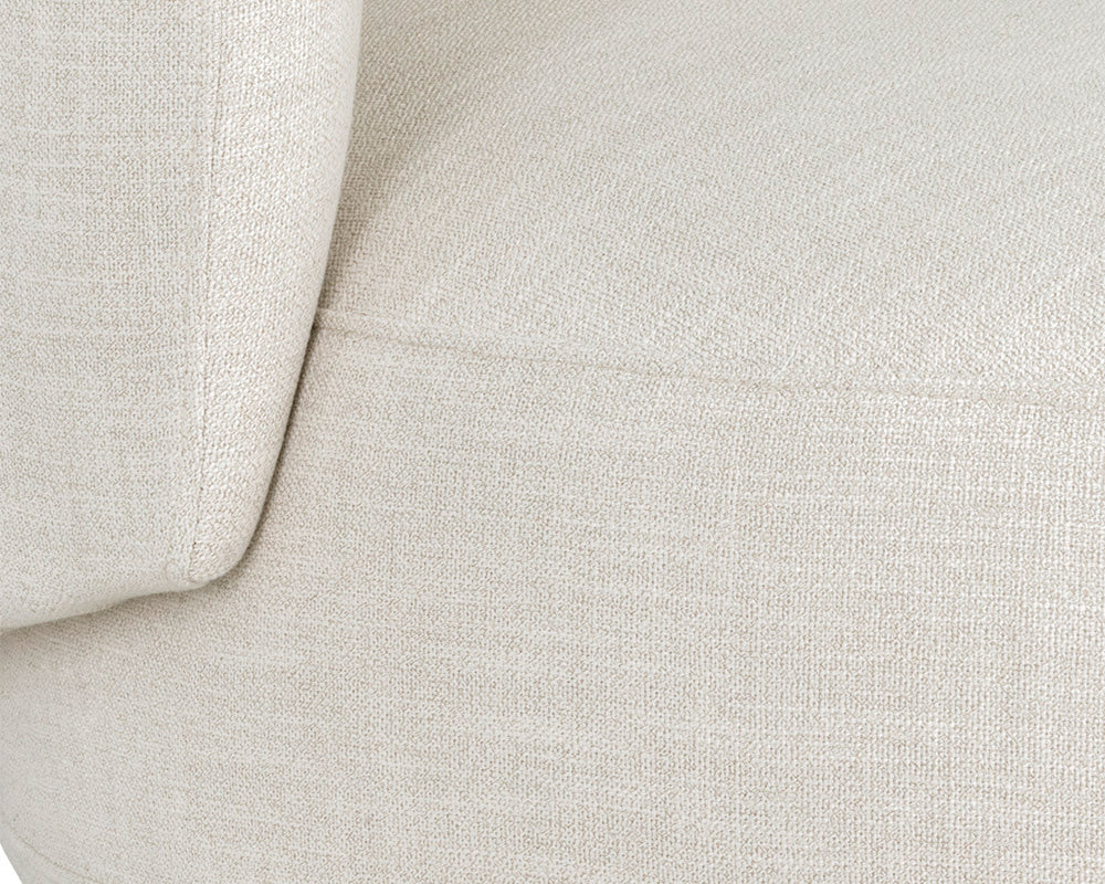 Sunpan - 5West Walsh Swivel Lounge Chair - Effie Linen - 107527 view 6