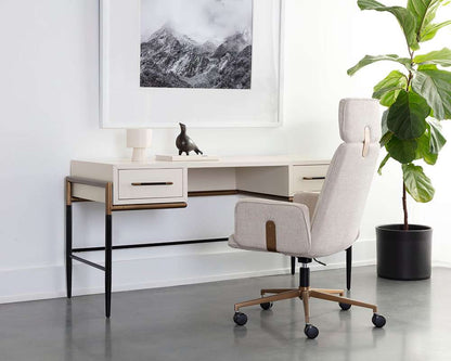 Sunpan - MIXT Weldrick Desk - Oyster - 110814 veiw 6