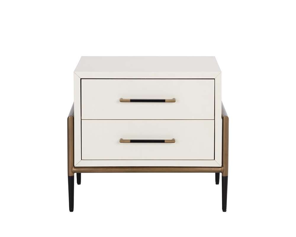 Sunpan - MIXT Weldrick Nightstand - Oyster - 110813 veiw 3