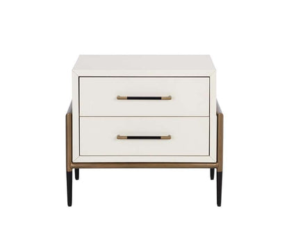 Sunpan - MIXT Weldrick Nightstand - Oyster - 110813 veiw 3