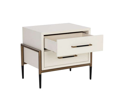 Sunpan - MIXT Weldrick Nightstand - Oyster - 110813 veiw 4