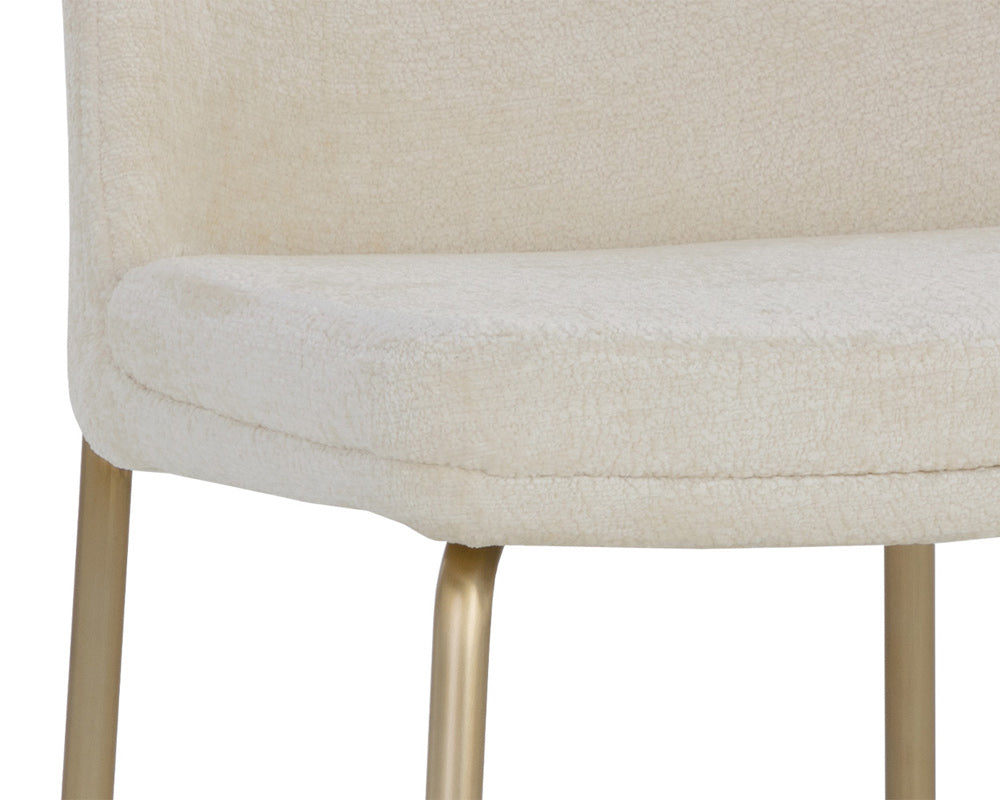 Sunpan - Ikon Zeke Counter Stool - Antique Brass - Bergen Ivory - 109182 view 7