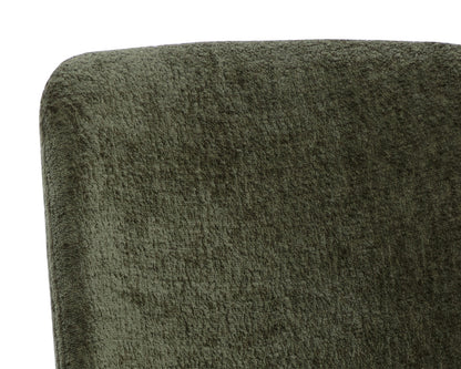 Sunpan - Zeke Dining Chair - Antique Brass - Bergen Olive (Set Of 2) - 109171 view 7