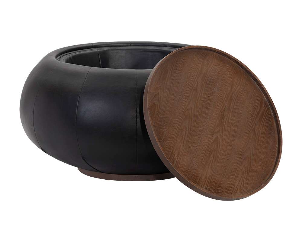 Sunpan - Ikon Zenzi Storage Coffee Table - Bravo Black - 106398 veiw 3