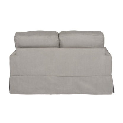 Sunset Trading - Americana Slipcovered Loveseat Performance Gray - SU-108510-391094 veiw 4