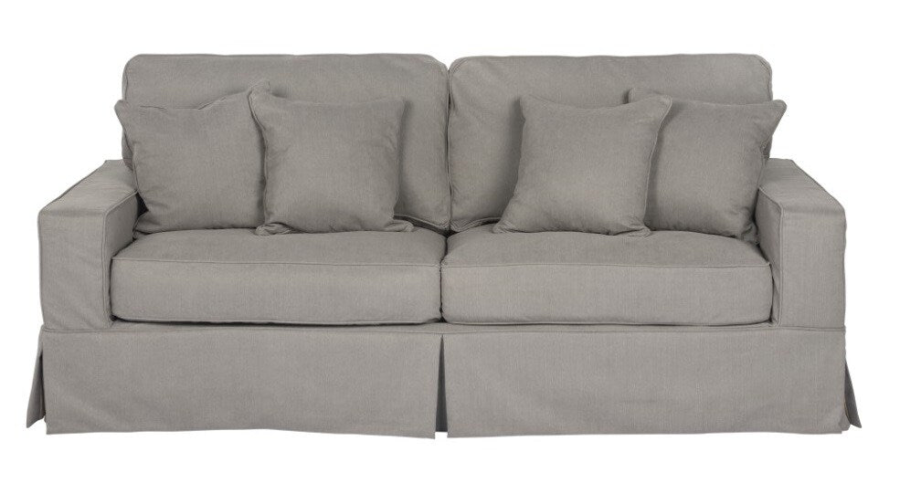 Sunset Trading - Americana Slipcovered Sofa Performance Gray - SU-108500-391094 veiw 2