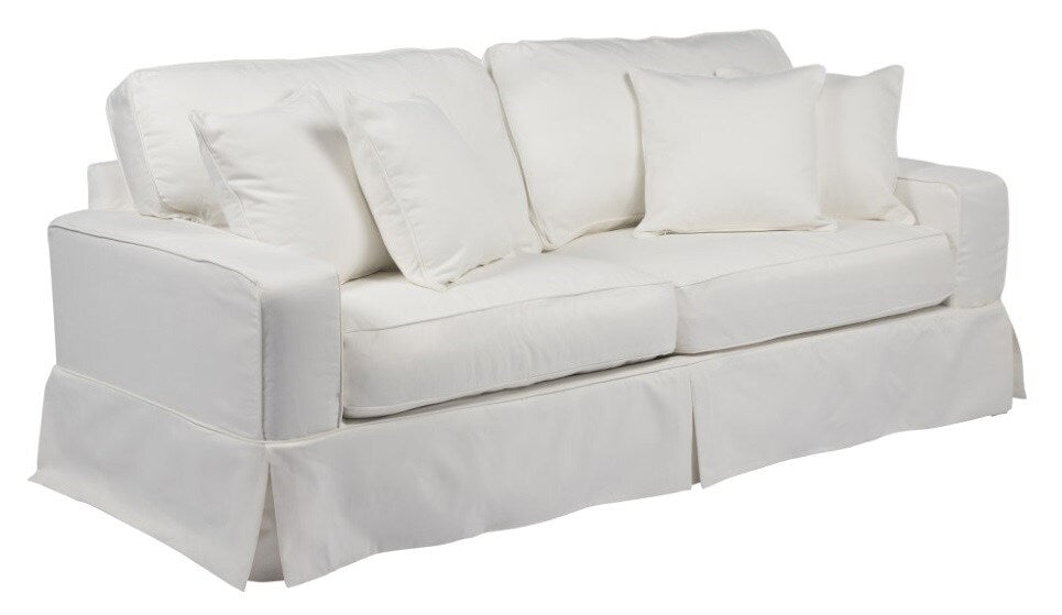 Sunset Trading - Americana Slipcovered Sofa Performance White - SU-108500-391081 veiw 1