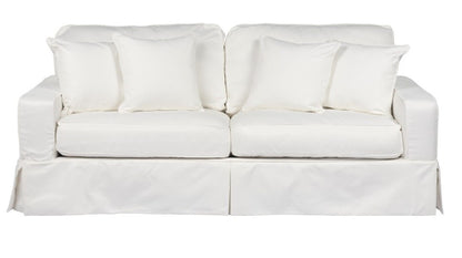 Sunset Trading - Americana Slipcovered Sofa Performance White - SU-108500-391081 veiw 2