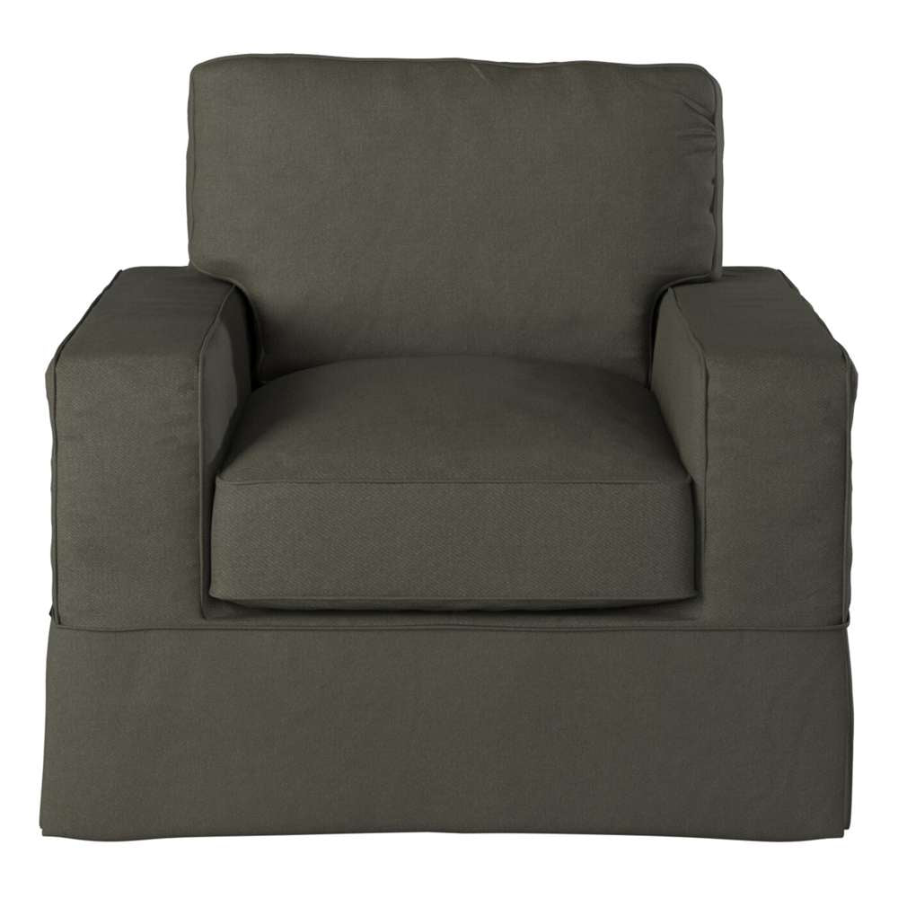 Sunset Trading -  Americana   Slipcover for Box Cushion Track Arm Chair  - SU-108520SC-410026 veiw 2