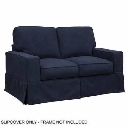 Sunset Trading -  Americana   Slipcover Only for Box Cushion Track Arm Loveseat  - SU-108510SC-391049 veiw 2