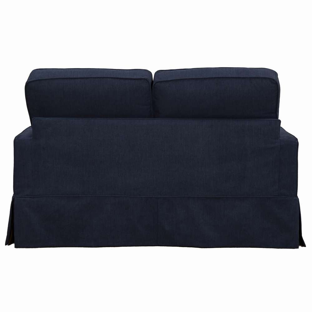 Sunset Trading -  Americana   Slipcover Only for Box Cushion Track Arm Loveseat  - SU-108510SC-391049 veiw 5