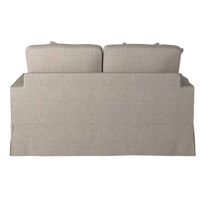 Sunset Trading - Americana Slipcover for Box Cushion Track Arm Loveseat - Light Gray - SU-108510SC-220591 veiw 4