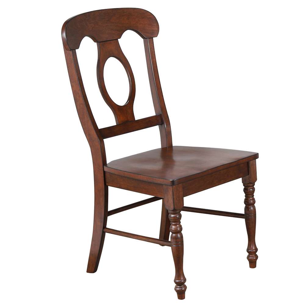 Sunset Trading -  Andrews  3 Piece 48in Rectangular Dining Set Napoleon Chairs Brown - PK-ADW3448-C50-CT3P veiw 6