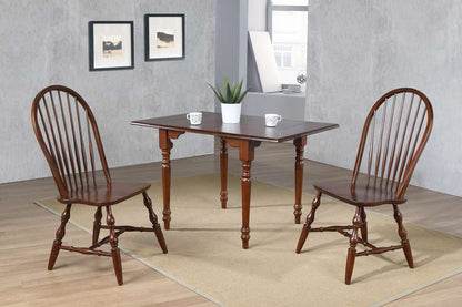 Sunset Trading -  Andrews  3 Piece 48in Rectangular Dining Set Spindleback Chairs Brown - PK-ADW3448-C30-CT3P veiw 1