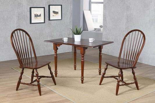 Sunset Trading -  Andrews  3 Piece 48in Rectangular Dining Set Spindleback Chairs Brown - PK-ADW3448-C30-CT3P veiw 1