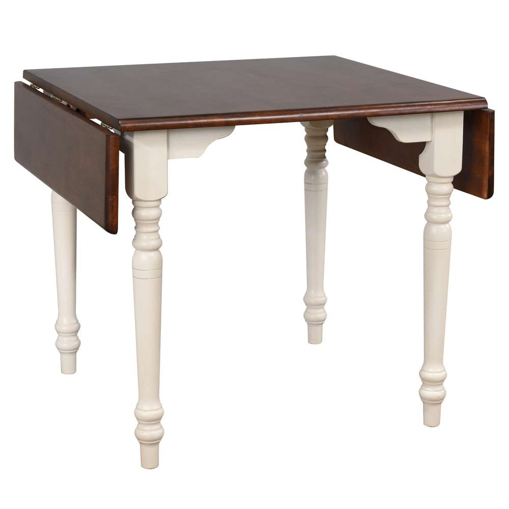 Sunset Trading -  Andrews  48in Rectangular Extendable Drop Leaf Dining Table  - PK-ADW3448-AW veiw 2