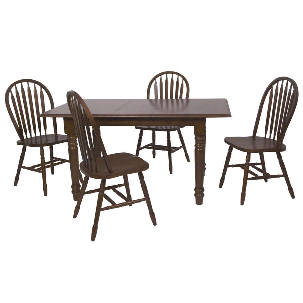 Sunset Trading -  Andrews  5 Piece 60in Rectangular Extendable Dining Set  - PK-ADW3660-820-CT5P veiw 1
