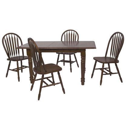 Sunset Trading -  Andrews  5 Piece 60in Rectangular Extendable Dining Set  - PK-ADW3660-820-CT5P veiw 1