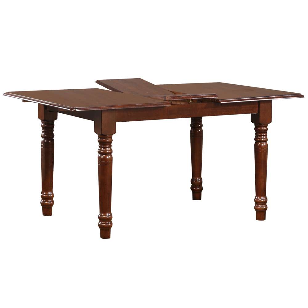 Sunset Trading -  Andrews  5 Piece 60in Rectangular Extendable Dining Set  - PK-ADW3660-820-CT5P veiw 4