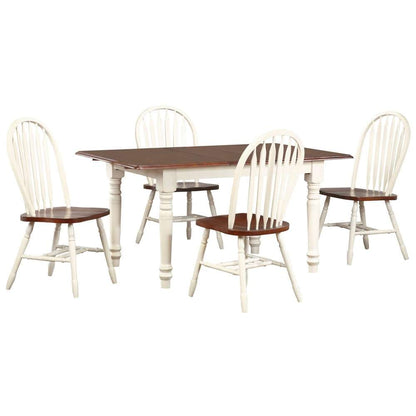 Sunset Trading -  Andrews  5 Piece 60in Rectangular Extendable Dining Set - PK-ADW3660-820-AW5P veiw 1