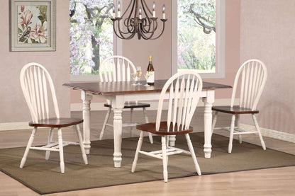 Sunset Trading -  Andrews  5 Piece 60in Rectangular Extendable Dining Set - PK-ADW3660-820-AW5P veiw 2