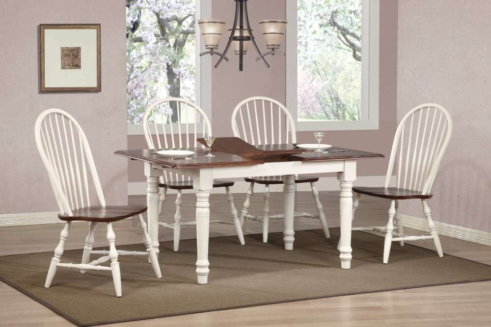 Sunset Trading -  Andrews  5 Piece 60in Rectangular Extendable Dining Set  - PK-ADW3660-C30-AW5P veiw 2
