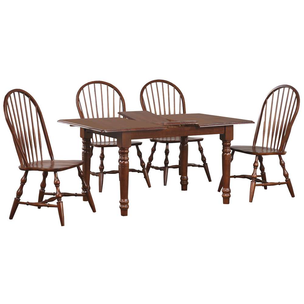 Sunset Trading -  Andrews  5 Piece 60in Rectangular Extendable Dining Set  - PK-ADW3660-C30-CT5P veiw 1