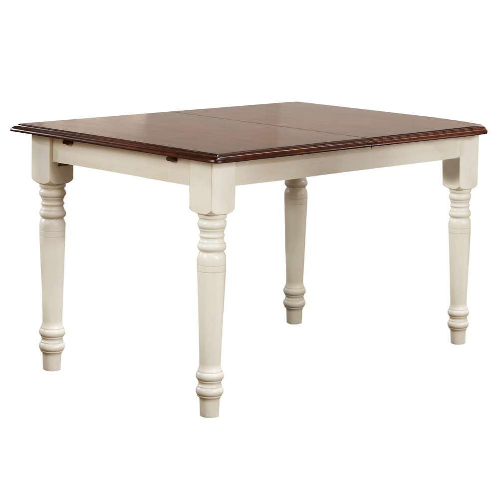 Sunset Trading -  Andrews  60in Rectangular Extendable Butterfly Leaf Dining Table  - PK-ADW3660-AW veiw 1