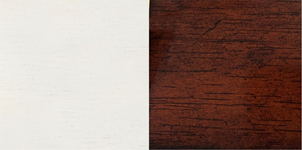 Sunset Trading - Andrews Napoleon Dining Chair In Antique White And Chestnut (Set of 2) - DLU-ADW-C50-AW-2 veiw 5