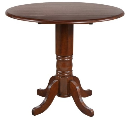 Sunset Trading - Andrews Round Drop Leaf Pub Table In Chestnut - DLU-ADW4242CB-CT veiw 1