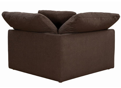 Sunset Trading - Contemporary Puff Collection 2PC Modular Sectional Sofa Brown - SU-1458-88-2C veiw 4