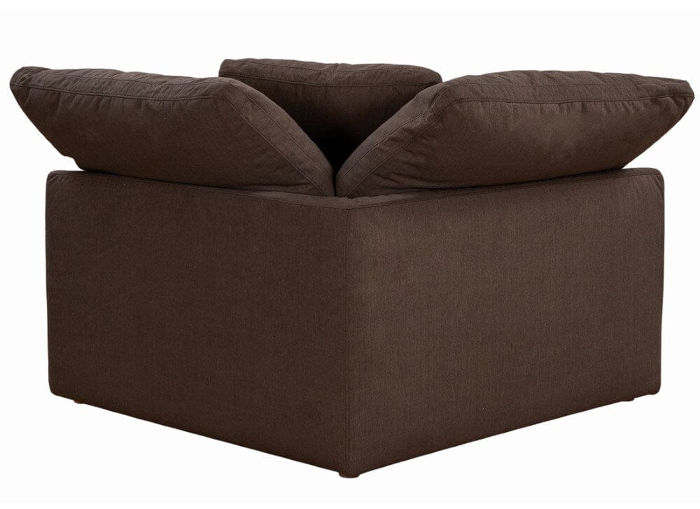 Sunset Trading - Contemporary Puff Collection 4PC Modular Sectional Sofa Brown - SU-1458-88-2C-2A veiw 5