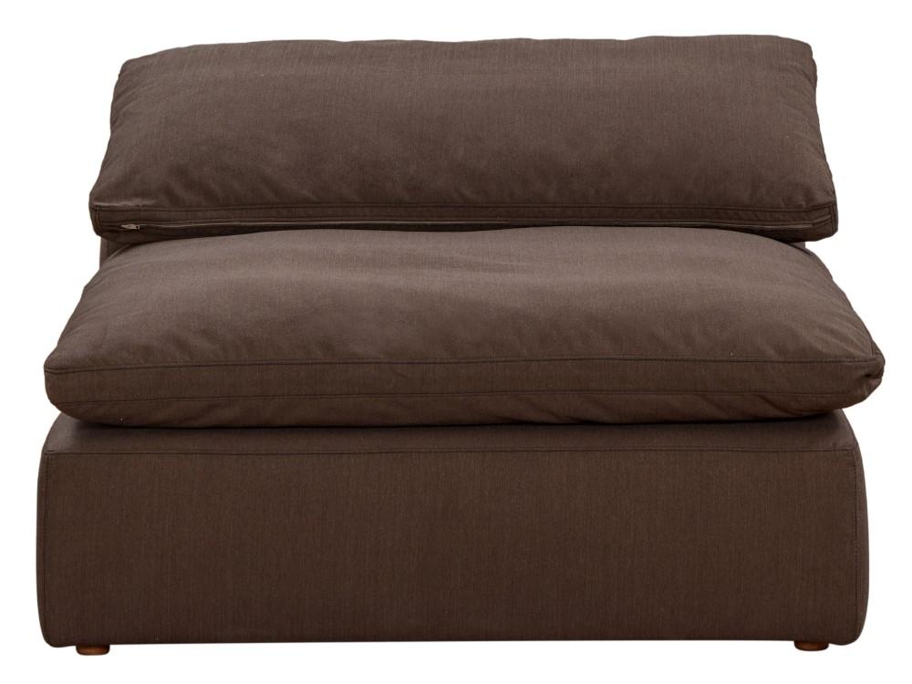 Sunset Trading - Contemporary Puff Collection 6PC Modular U-Shaped Pit Sectional Sofa Brown - SU-1458-88-3C-1A-2O veiw 5