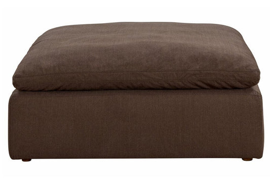 Sunset Trading - Contemporary Puff Collection 6PC Modular L-Shape Sectional Sofa Brown - SU-1458-88-3C-2A-1O veiw 2