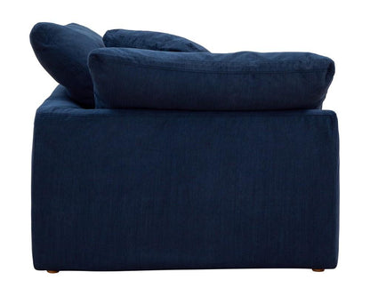 Sunset Trading - Contemporary Puff Collection 44in Square Slipcovered Modular Chair Navy Blue - SU-145851-391049 veiw 5
