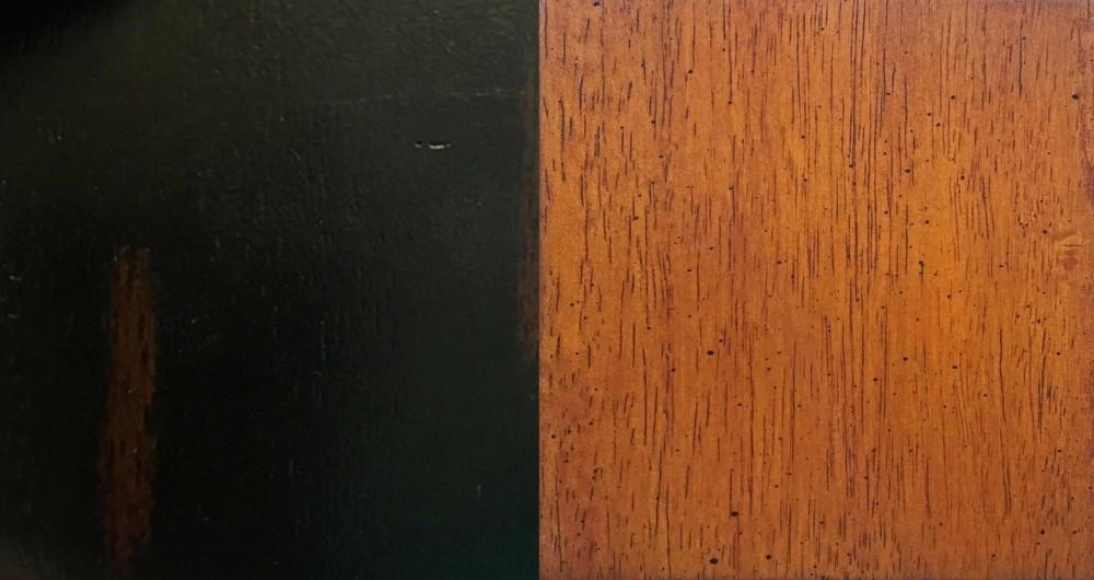 Sunset Trading - Black Cherry Selections Antique Black With Cherry Drop Leaf Kitchen Island With 2 Swivel Stools Breakfast Bar Drawers Storage - DLU-KI-4222-B24-BCH3PC veiw 7