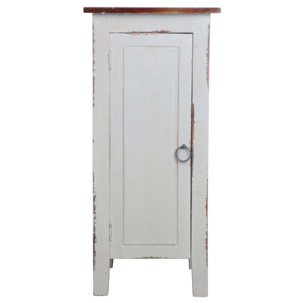 Sunset Trading - Shabby Chic Cottage 1 Door Accent Cabinet Antique Gray - CC-TAB1032LD-AGOJ veiw 2