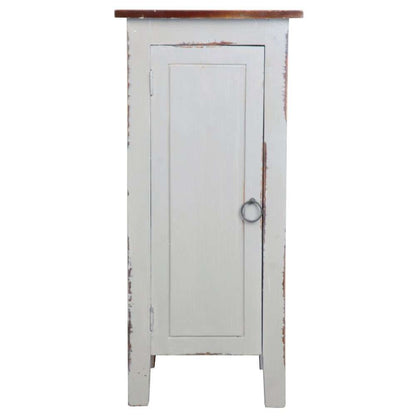 Sunset Trading - Shabby Chic Cottage 1 Door Accent Cabinet Antique Gray - CC-TAB1032LD-AGOJ veiw 2