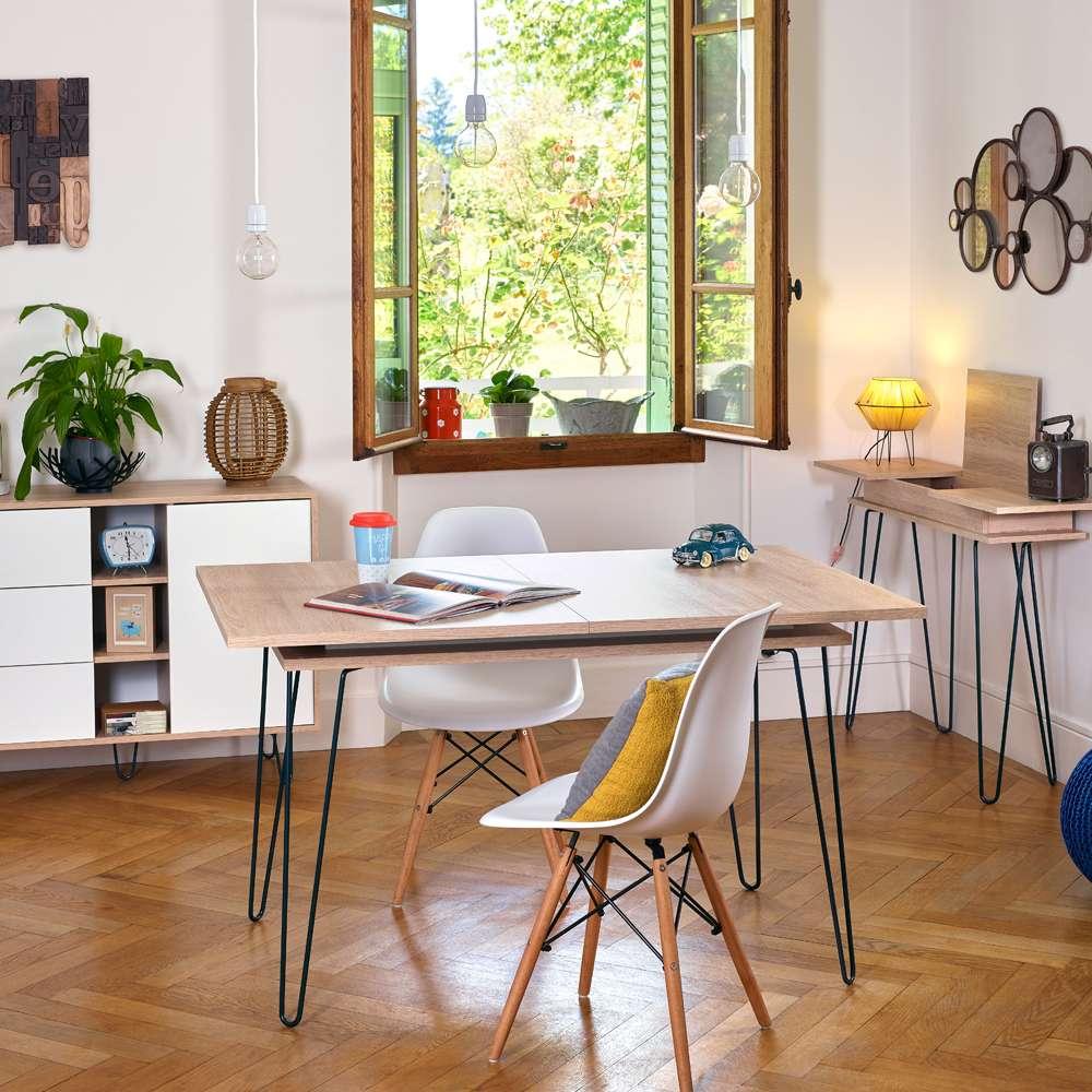 TEMAHOME - Aero Extendable Dining Table in Natural Oak Color - E2390A1000X00 veiw 7