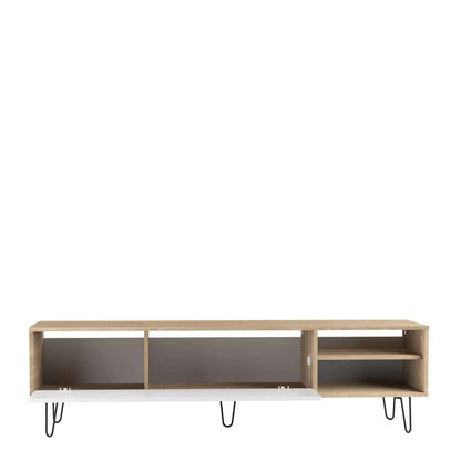 TEMAHOME - Aero TV Stand in Natural Oak Color / White - E3370A1021A01 veiw 3