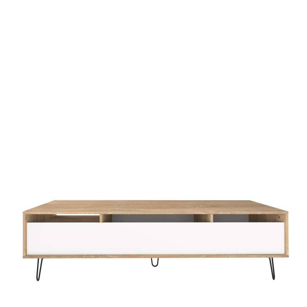 TEMAHOME - Aero TV Stand in Natural Oak Color / White - E3370A1021A01 veiw 5
